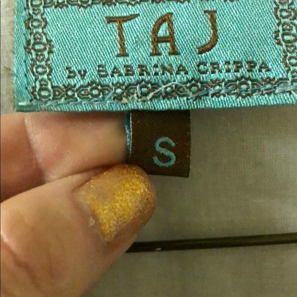 Stunning light blur tunic with white sequins - Picture 5 of 8